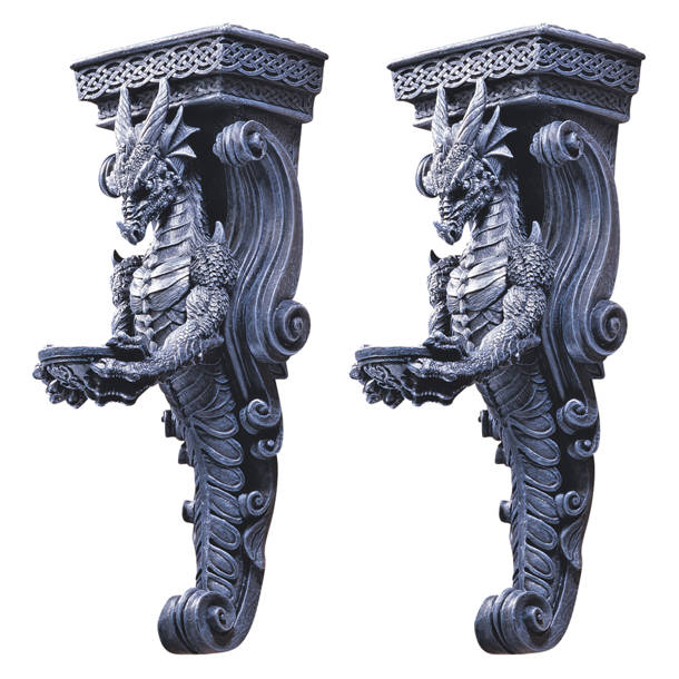 Design Toscano Celtic Fairy's Perilous Perch Tuinbeeld - Groot 19 Inch